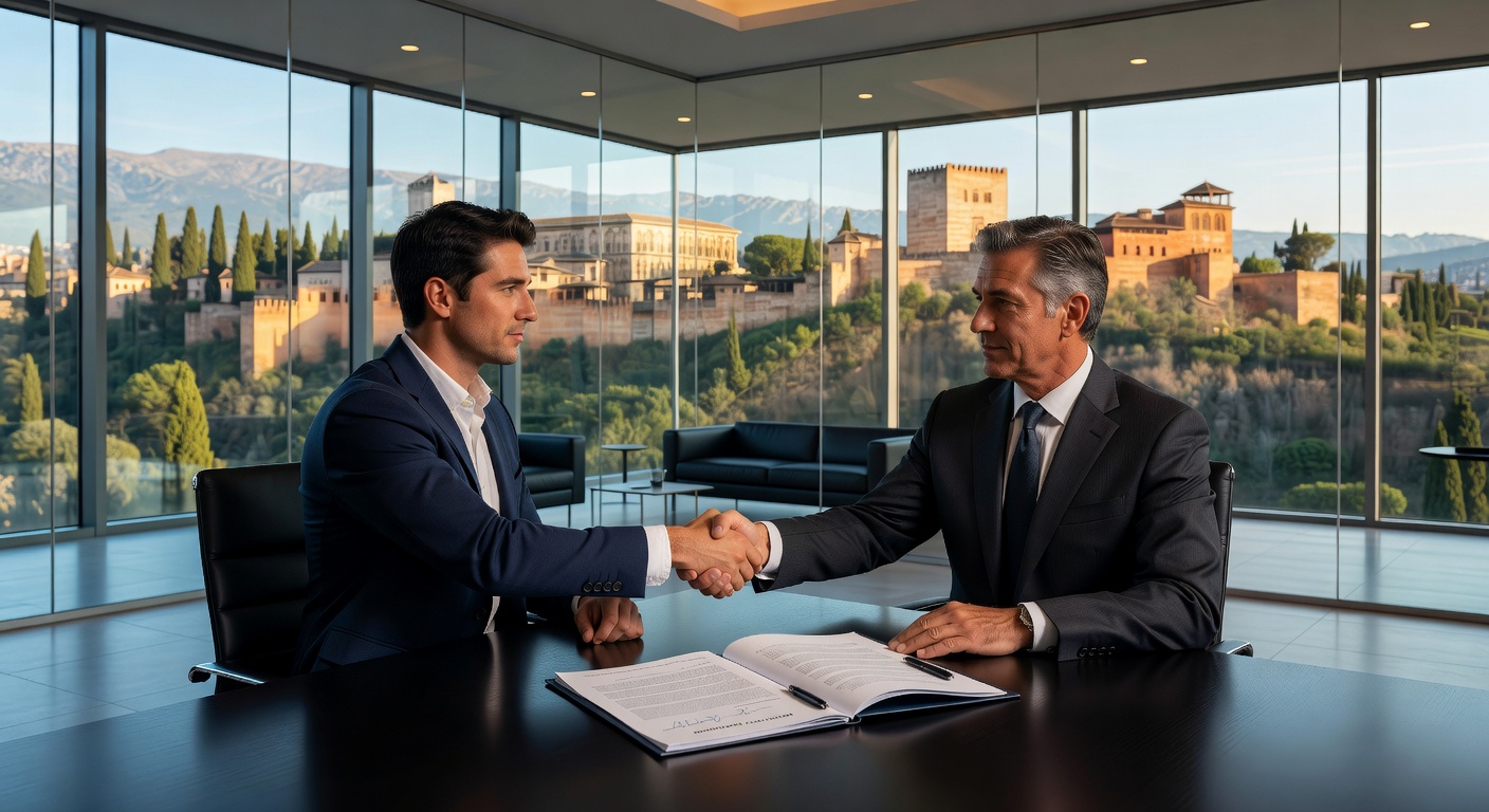 Acuerdo entre fundador e inversor en Granada